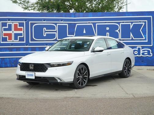 Platinum White Pearl 2026 Honda Accord Hybrid Touring