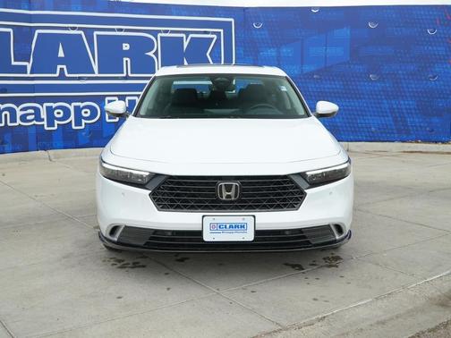 Platinum White Pearl 2026 Honda Accord Hybrid Touring