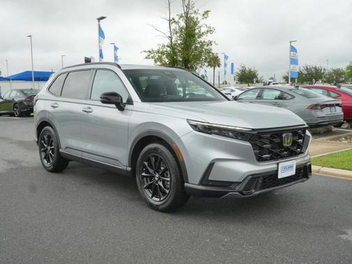 Solar Silver Metallic 2026 Honda CR-V Hybrid Sport-L FWD