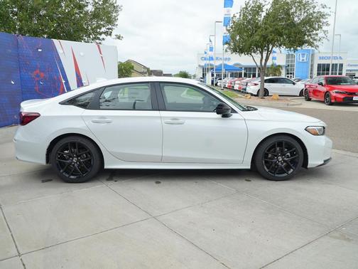 Platinum White Pearl 2026 Honda Civic Sport