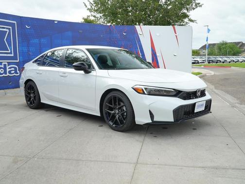 Platinum White Pearl 2026 Honda Civic Sport