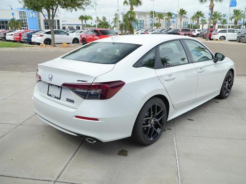 Platinum White Pearl 2026 Honda Civic Sport