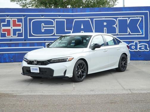 Platinum White Pearl 2026 Honda Civic Sport