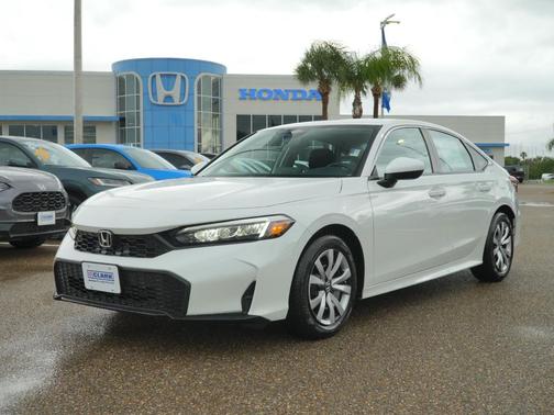 Platinum White Pearl 2026 Honda Civic LX