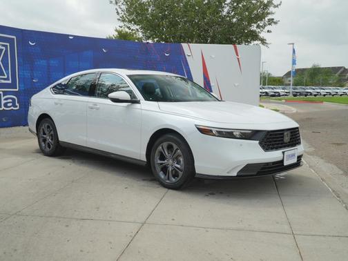 Platinum White Pearl 2026 Honda Accord Hybrid EX-L