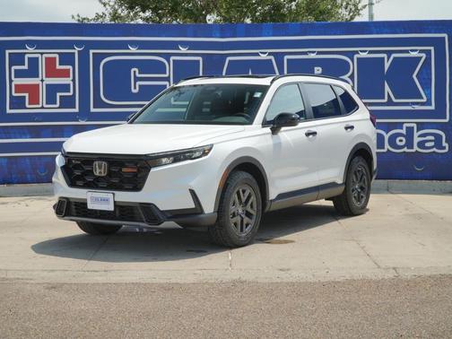 Platinum White Pearl 2026 Honda CR-V Hybrid TrailSport AWD