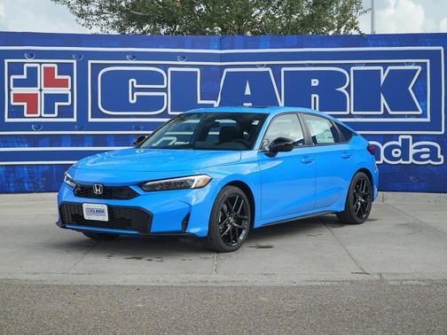Boost Blue Pearl 2026 Honda Civic Hybrid Sport