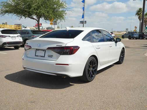 Platinum White Pearl 2026 Honda Civic Hybrid Sport