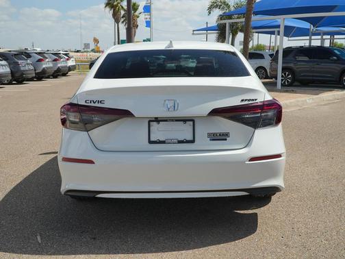 Platinum White Pearl 2026 Honda Civic Hybrid Sport