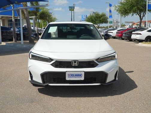 Platinum White Pearl 2026 Honda Civic Hybrid Sport