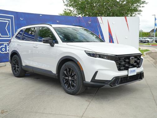 Platinum White Pearl 2026 Honda CR-V Hybrid Sport FWD
