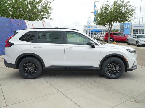 Platinum White Pearl 2026 Honda CR-V Hybrid Sport FWD