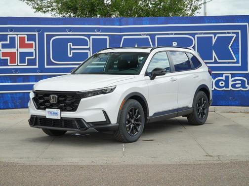 Platinum White Pearl 2026 Honda CR-V Hybrid Sport FWD