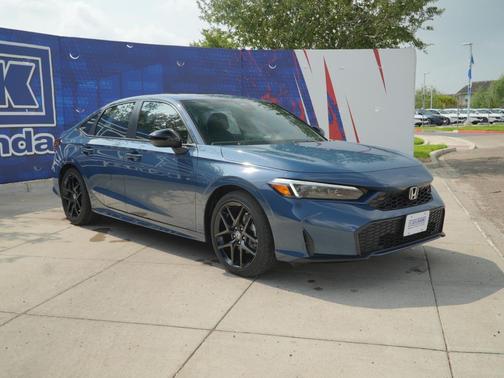 Blue Lagoon Pearl 2026 Honda Civic Hybrid Sport