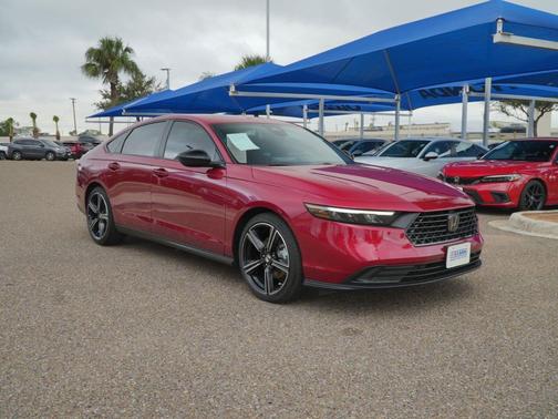 Radiant Red Metallic 2026 Honda Accord Hybrid Sport