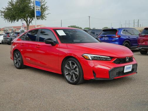 Rallye Red 2025 Honda Civic Hybrid Sport Touring