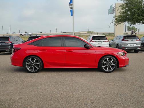 Rallye Red 2025 Honda Civic Hybrid Sport Touring