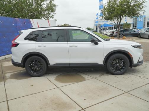 Platinum White Pearl 2026 Honda CR-V Hybrid Sport FWD