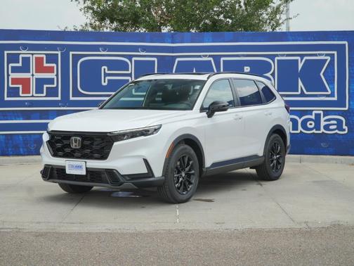 Platinum White Pearl 2026 Honda CR-V Hybrid Sport FWD
