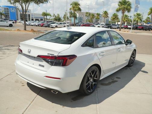 Platinum White Pearl 2026 Honda Civic Sport