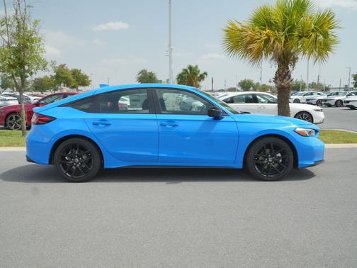 Boost Blue Pearl 2026 Honda Civic Hybrid Sport