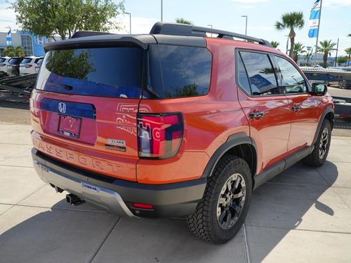 Sunset Orange II 2026 Honda Passport AWD TrailSport Elite