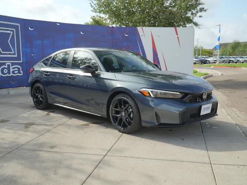 Meteorite Gray Metallic 2026 Honda Civic Sport