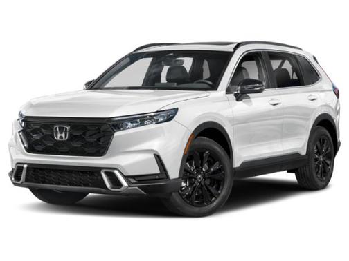 Platinum White Pearl 2025 Honda CR-V Hybrid Sport Touring AWD