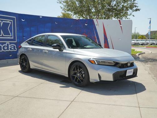 Solar Silver Metallic 2026 Honda Civic Sport