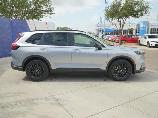 Solar Silver Metallic 2026 Honda CR-V Hybrid Sport-L FWD