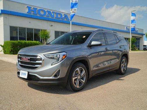 Satin Steel Metallic 2021 GMC Terrain SLT