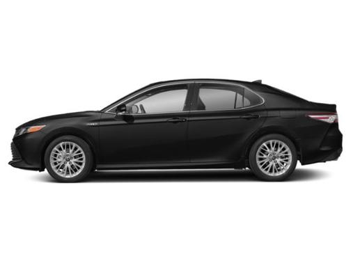 Midnight Black Metallic 2019 Toyota Camry Hybrid XLE
