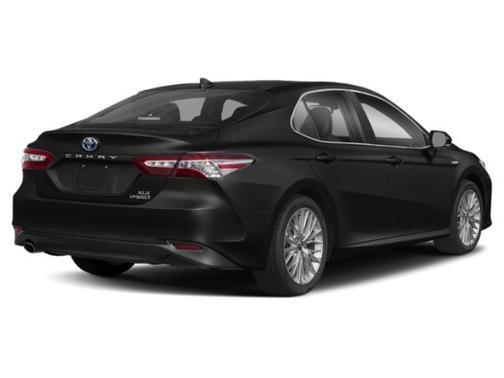 Midnight Black Metallic 2019 Toyota Camry Hybrid XLE