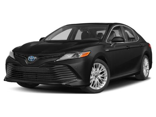 Midnight Black Metallic 2019 Toyota Camry Hybrid XLE