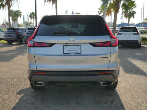 Solar Silver Metallic 2025 Honda CR-V Hybrid Sport AWD