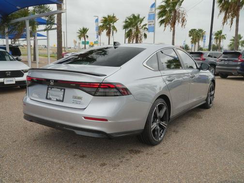 Solar Silver Metallic 2025 Honda Accord Hybrid Sport