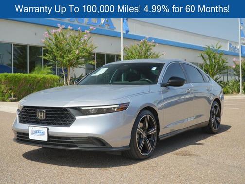 Solar Silver Metallic 2025 Honda Accord Hybrid Sport