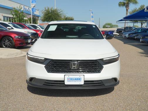 Platinum White Pearl 2025 Honda Accord Hybrid Sport