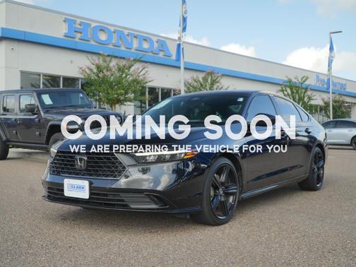 Crystal Black Pearl 2024 Honda Accord Hybrid Sport-L