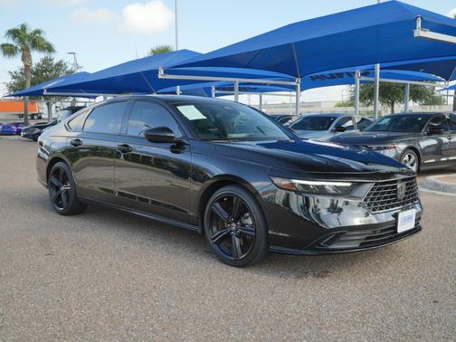 Crystal Black Pearl 2024 Honda Accord Hybrid Sport-L