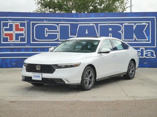Platinum White Pearl 2026 Honda Accord Hybrid EX-L