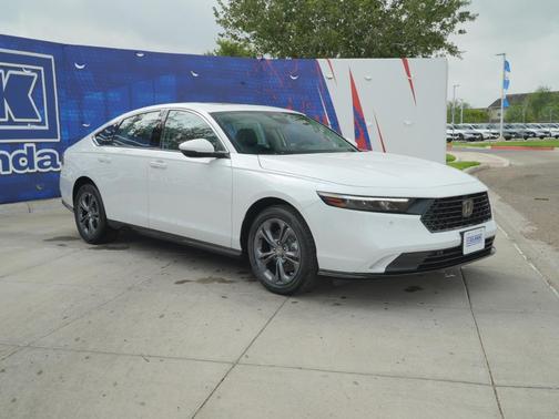Platinum White Pearl 2026 Honda Accord Hybrid EX-L