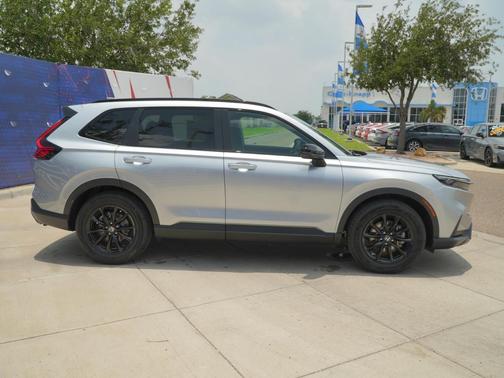 Solar Silver Metallic 2026 Honda CR-V Hybrid Sport FWD