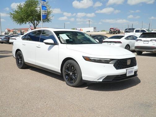 Platinum White Pearl 2025 Honda Accord Hybrid EX-L