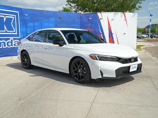 Platinum White Pearl 2026 Honda Civic Sport