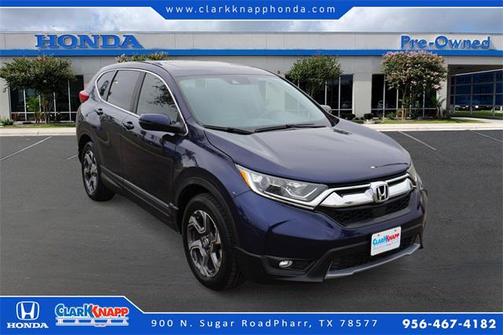 Obsidian Blue Pearl 2018 Honda CR-V EX