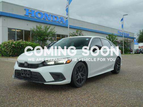 Platinum White Pearl 2024 Honda Civic Sport