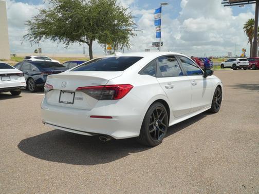 Platinum White Pearl 2024 Honda Civic Sport