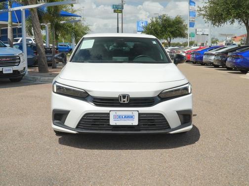 Platinum White Pearl 2024 Honda Civic Sport