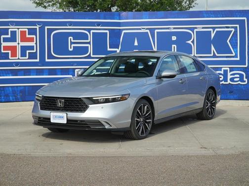 Solar Silver Metallic 2026 Honda Accord Hybrid Touring